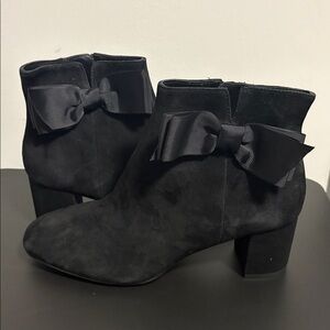 KATE SPADE Langley Suede Ankle Booties